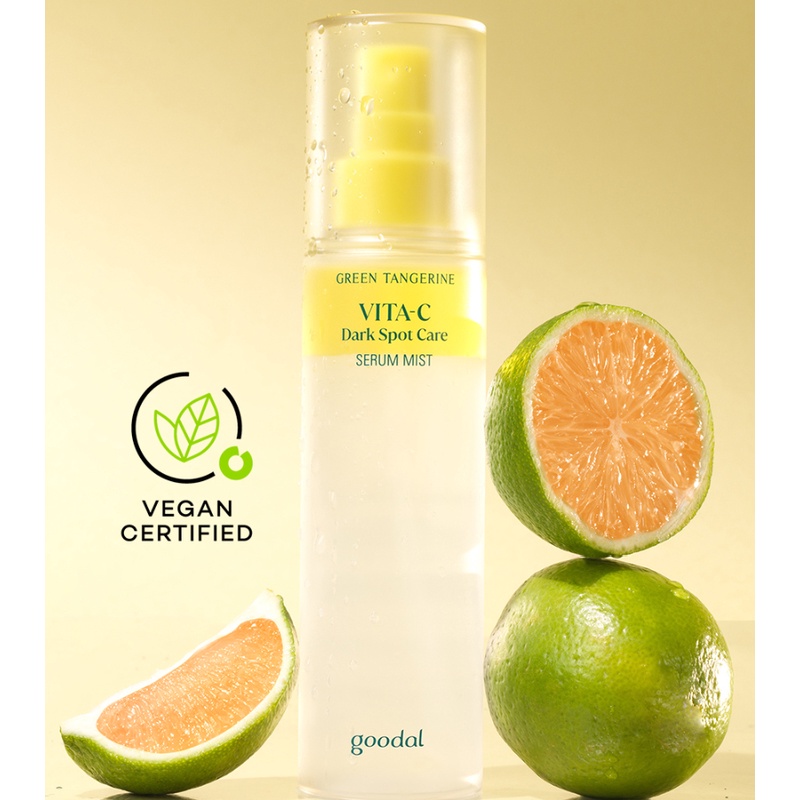 Xịt Khoáng Làm Sáng Da Goodal Green Tangerine Vita C Serum Mist 100ml