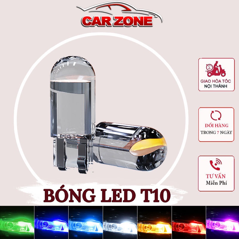 ĐÈN LED T10 GẮN DEMI, ĐỒNG HỒ, XINHAN XE FUTURE, RSX, WAVE CÓ 5 MÀU