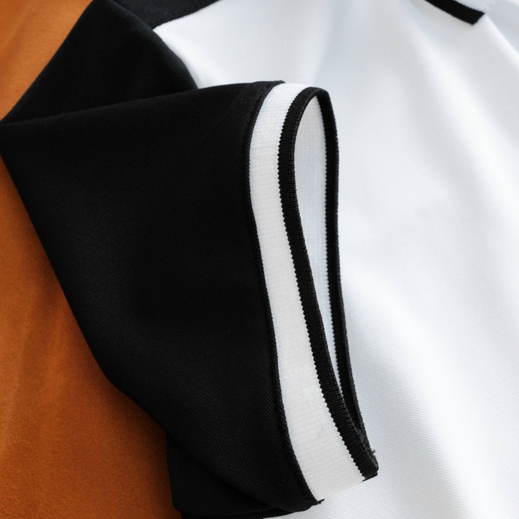 Áo polo nam nữ P010 - P014 - P015 - NPV , áo thun nam thời trang phối màu thấm hút mồ hôi