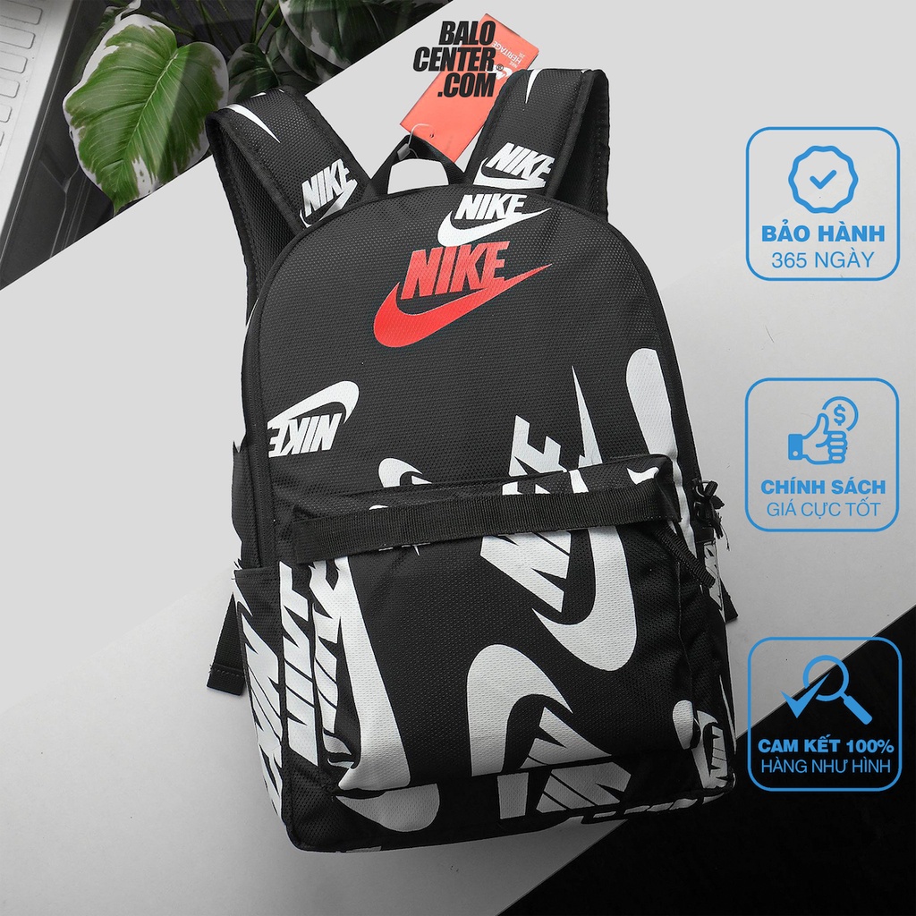 Balo Đi Học, Balo Du Lịch Thể Thao Ngăn Laptop 15.6inch, Chống Thấm Nước Nike Heritage University Red HP22-5956