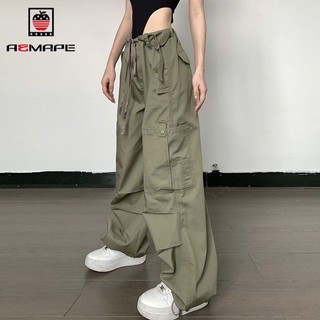 Quần vải dù ống rộng