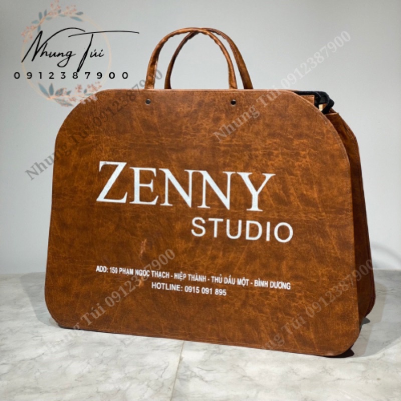 Túi Đựng váy Cưới Da H Miệng Tròn