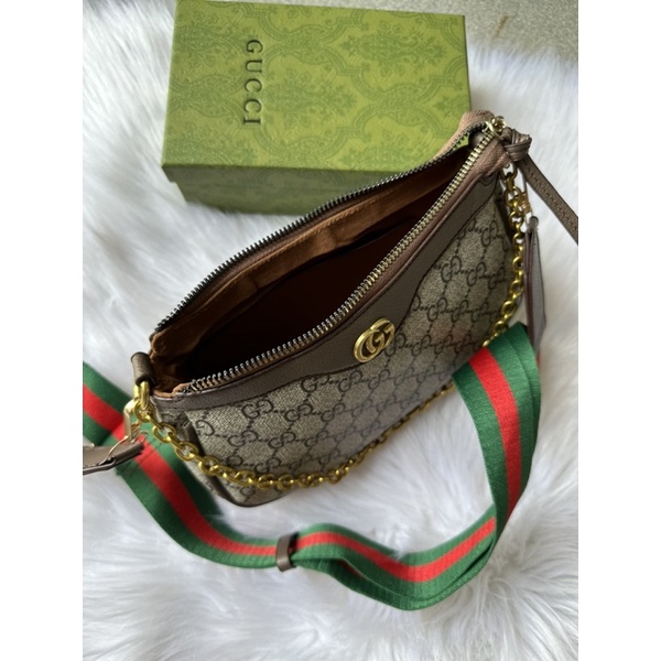 Túi kẹp nách #gc hobo dáng mới dây đeo bảng to 21cm