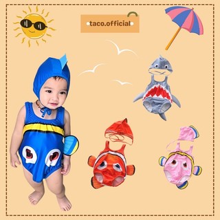 [Hàng QCCC] Bộ bơi cá mập/nemo cho bé trai bé gái