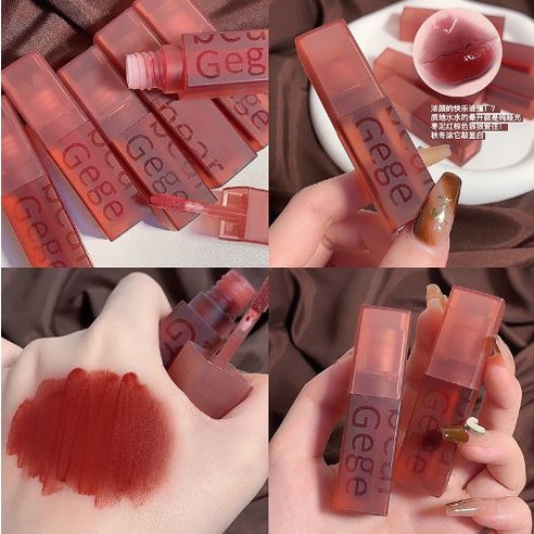 Son Gebe Bear nhung lì mềm mịn môi Chính Hãng nội địa Trung