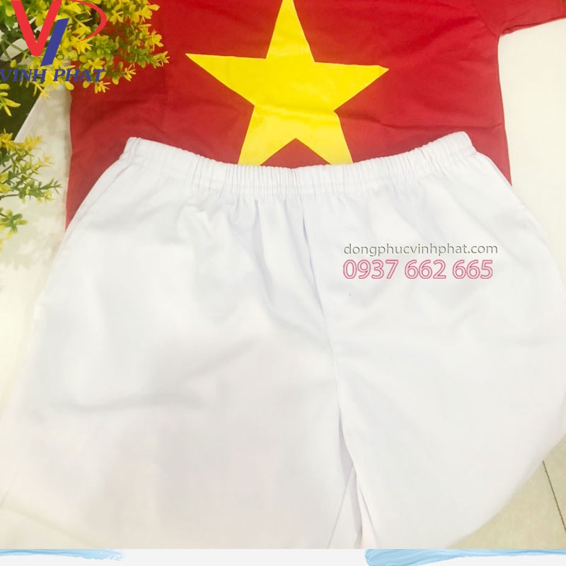 Quần short, quần đùi trắng vải kaki cho bé trai đây đủ kích thước giá tốt - Hình thật