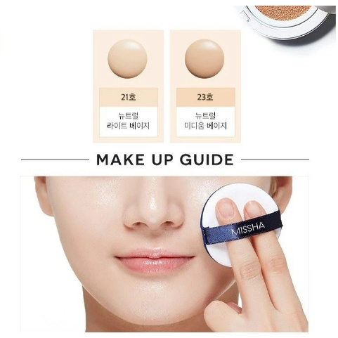 Phấn Nước Missha Magic Cushion Cover Lasting SPF50+ PA+++ 15g