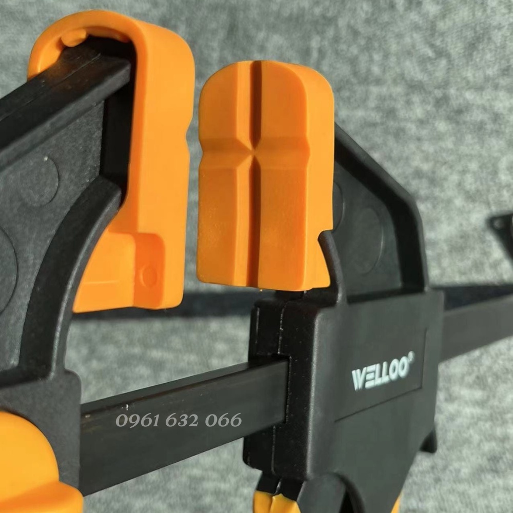 Cảo kẹp nhanh, Thanh kẹp gỗ WELLOO Chính hãng - Size 6inch, 8 inch, 10 inch PCP3216