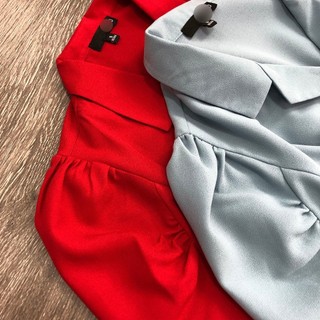 Đầm MIXX@ cổ vest 4 nút cột belt