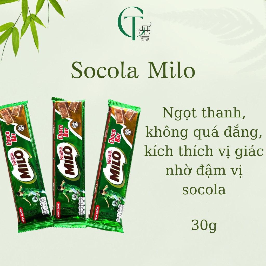 Socola Milo Choco bar thanh 30g