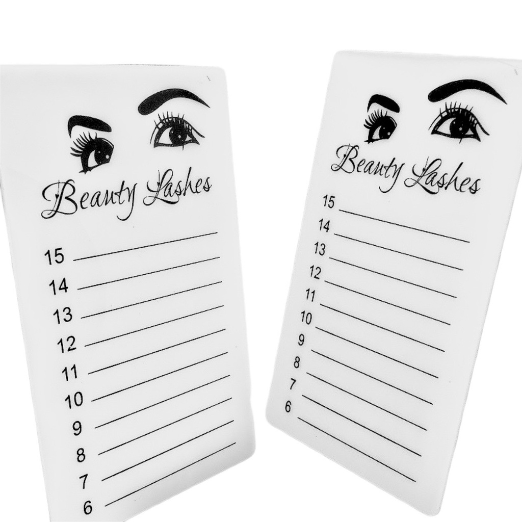 Miếng mica dán line mi có đánh số Beauty Lashes