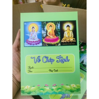 Vở chép kinh phật , danh hiệu phật , danh hiệu bồ tát