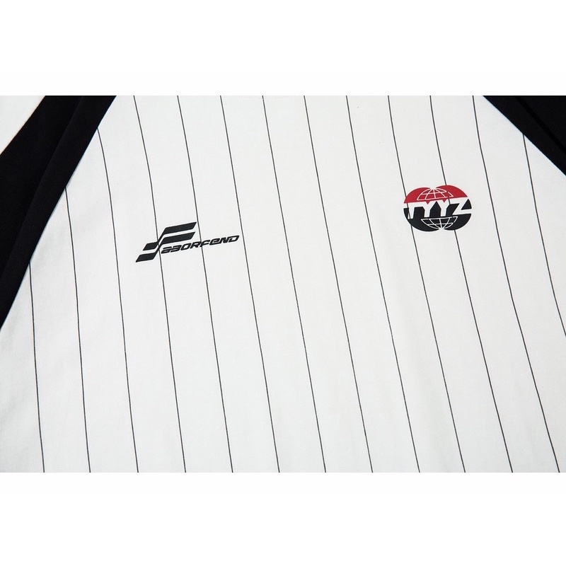 Áo thun unisex Blokecore bóng chày phối màu basic Greenorder