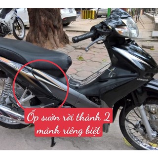 Bộ dàn áo xe Wave S110 đời 2008 đến 2010 màu Đen [KÈM TEM XE] nhựa nguyên sinh ABS - PHÂN BIỆT ĐỜI XE NHƯ HÌNH