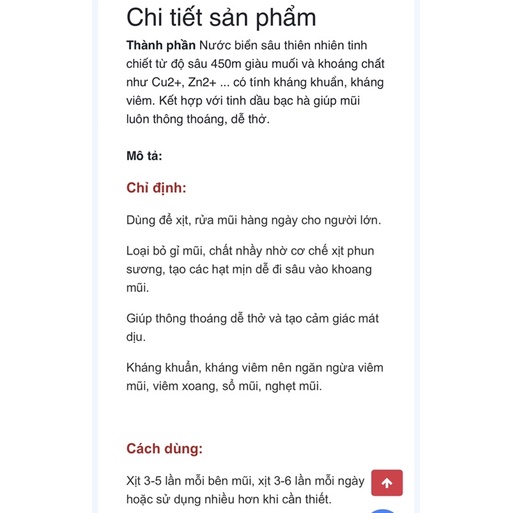 Xịt mũi Xisat xanh người lớn chai 75ml