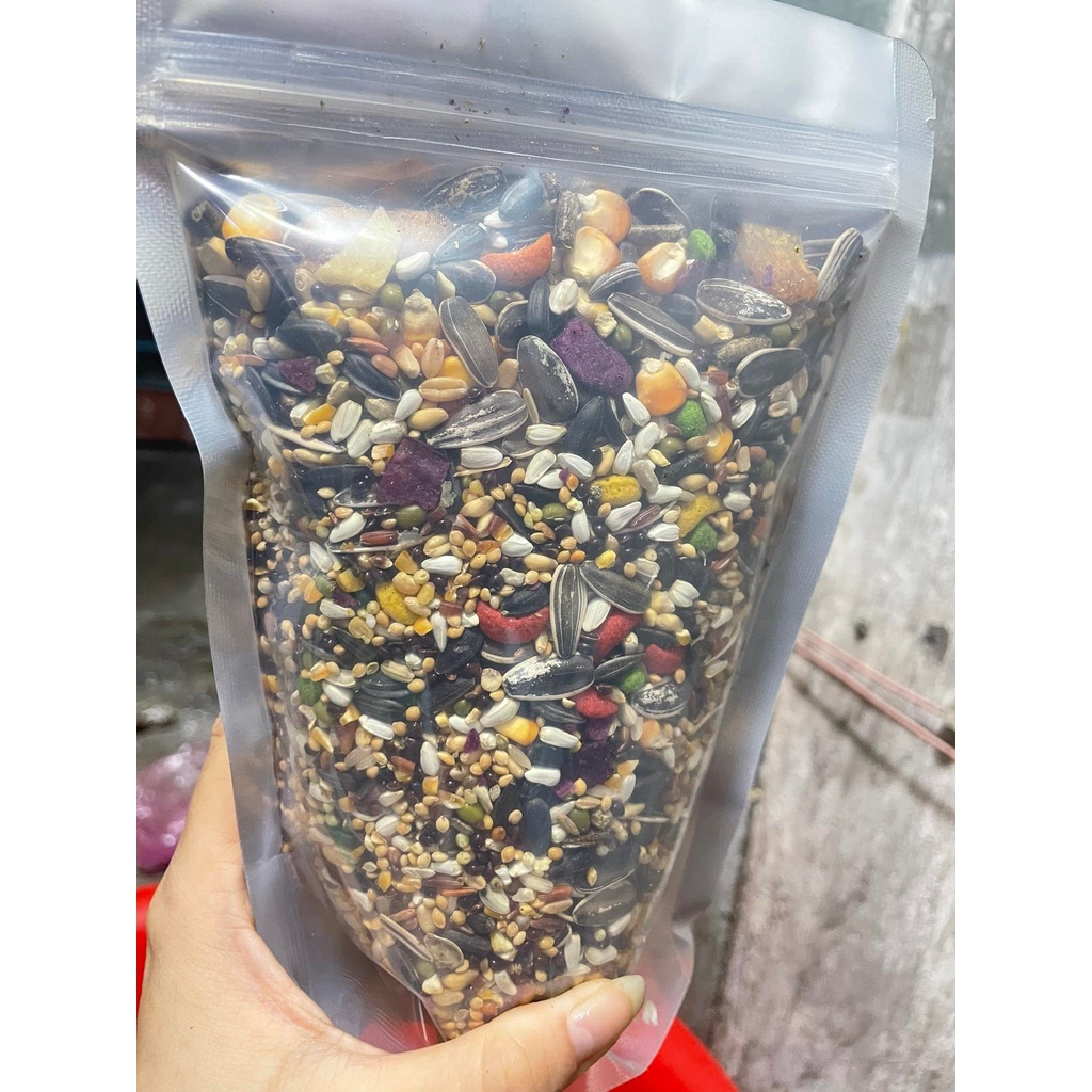 Thức ăn ngũ cốc 500gram Có Sâu Supper Sấy cho hamster,sóc,..