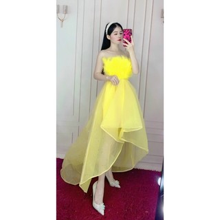 ĐẦM CUP ĐUÔI TÔM ĐÍNH LÔNG