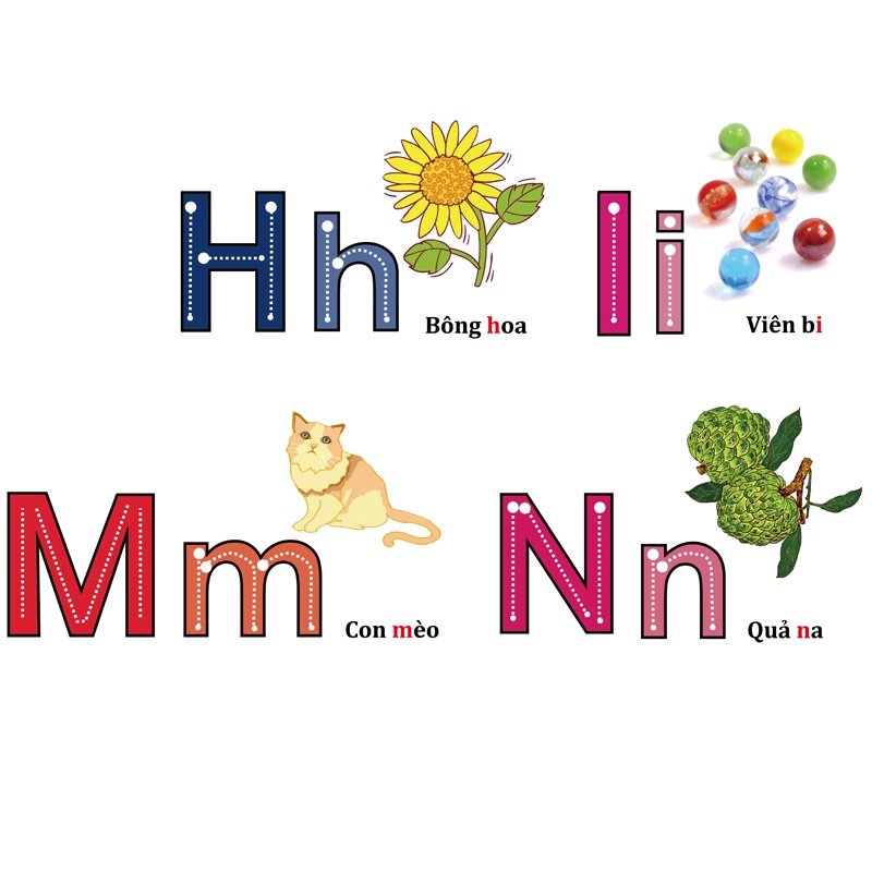 Decal dán tường cho bé phòng ngủ 3d bếp phòng khách Tung Home Decor Chữ Cái TV