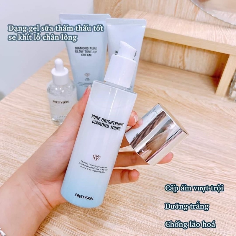 Toner Kim Cương Pretty Skin