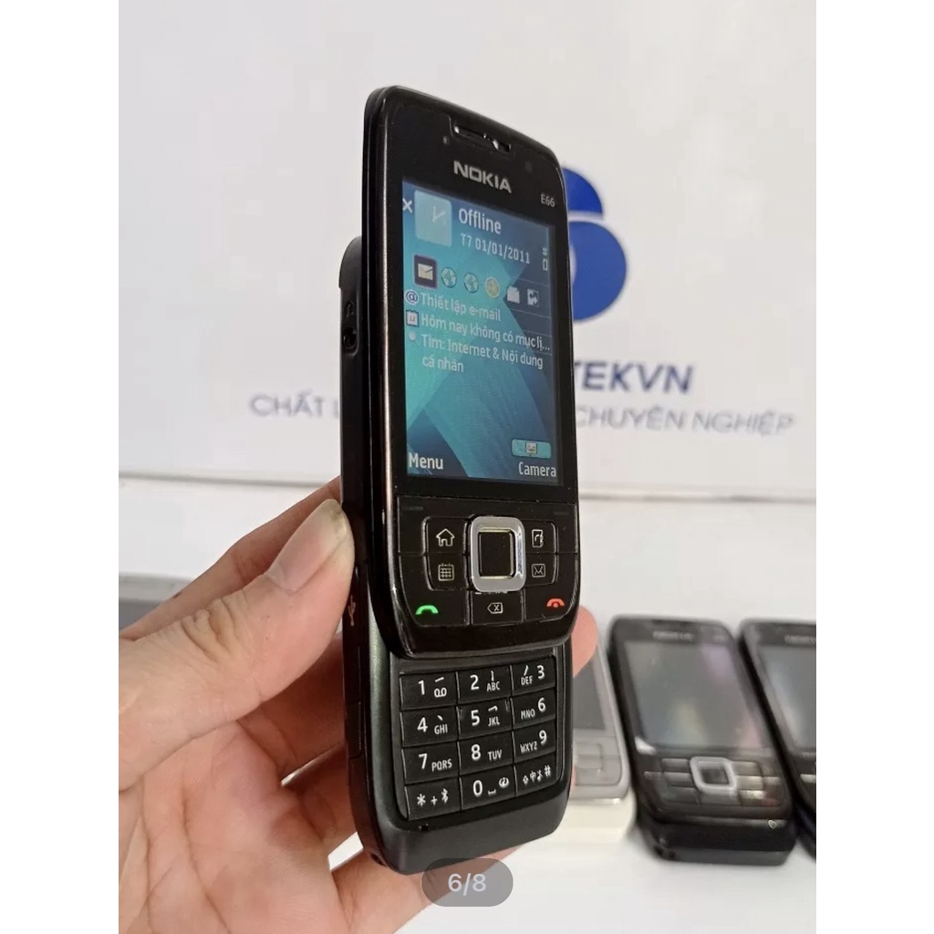 Điện thoại nắp trượt nokia E66 giá rẻ-Bảo hành 12 tháng