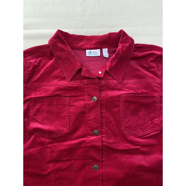 Áo khoác dáng rộng kaki nhung xuất khẩu  - Thanh lý vnxk