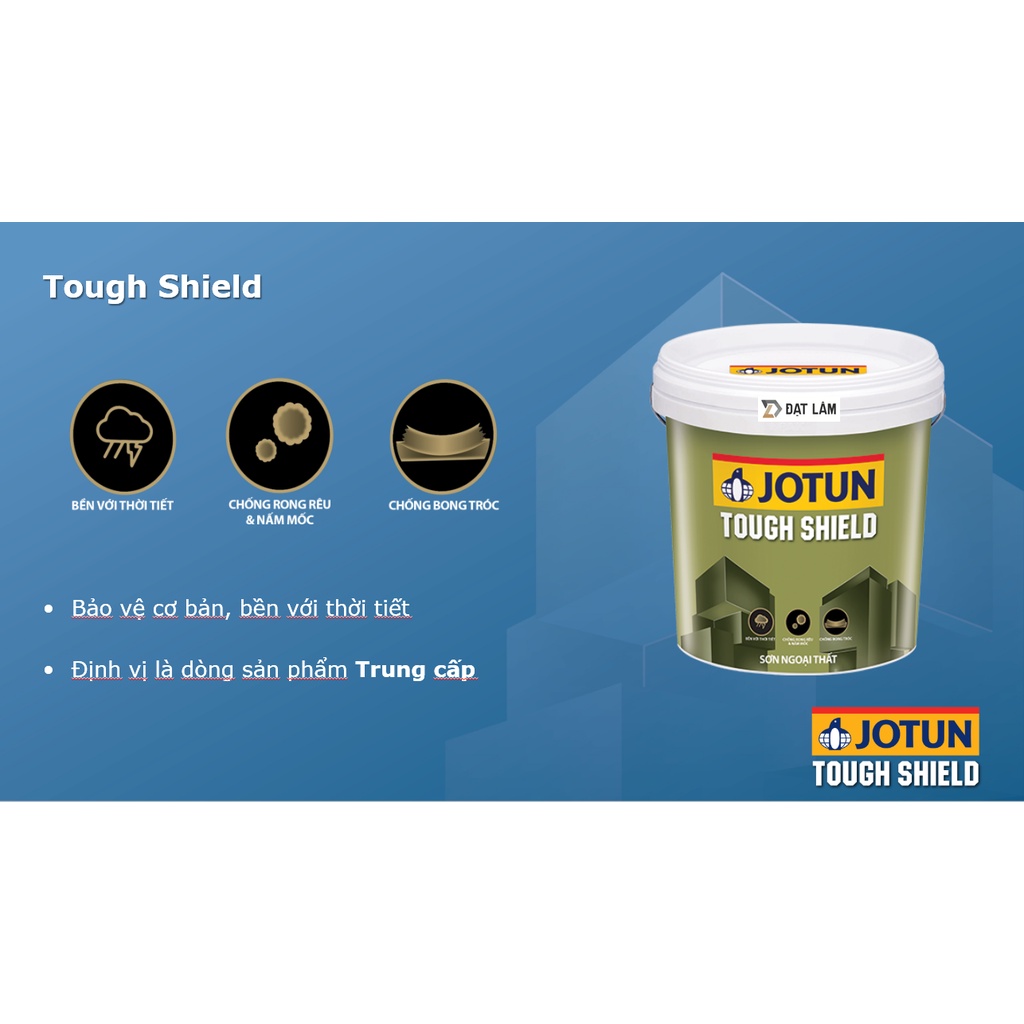 SƠN JOTUN TOUGH SHIELD NGOÀI TRỜI-thùng 17l và 5l