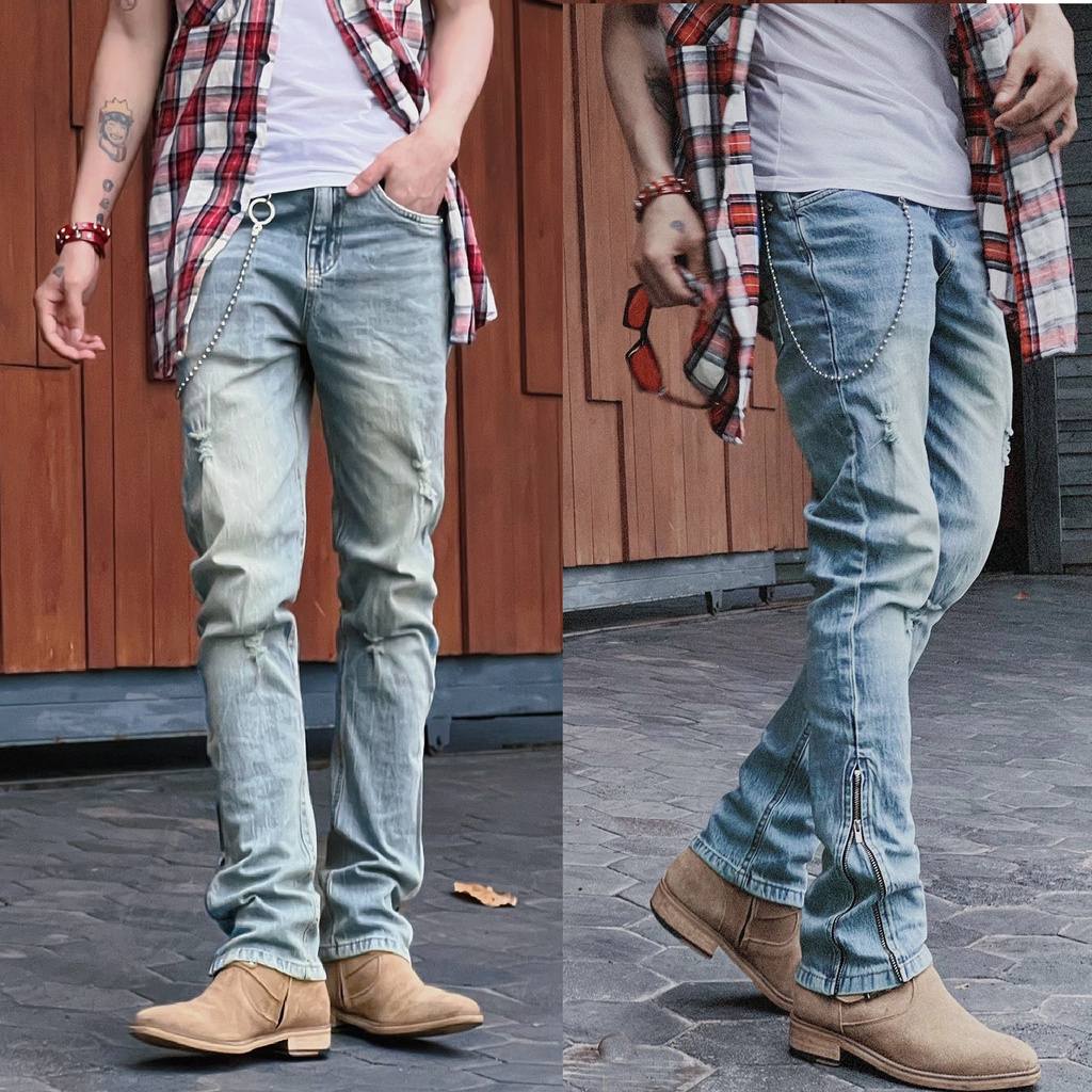 Jean zipper Lexuza 0124