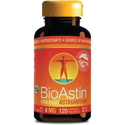 BioAstin Astaxanthin 12mg, hỗ trợ Chống Lão Hóa, làm Đẹp Da, cài thiện và Tốt Cho Mắt - Hawaiian - 12 mg, 50 viên