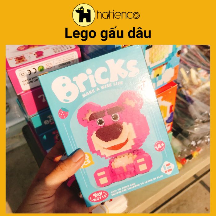 Lego mini, lego lắp nhiều chi tiết dễ thương