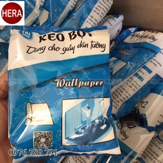 Keo bột dán giấy dán tường, tranh dán tường túi 150gr hera