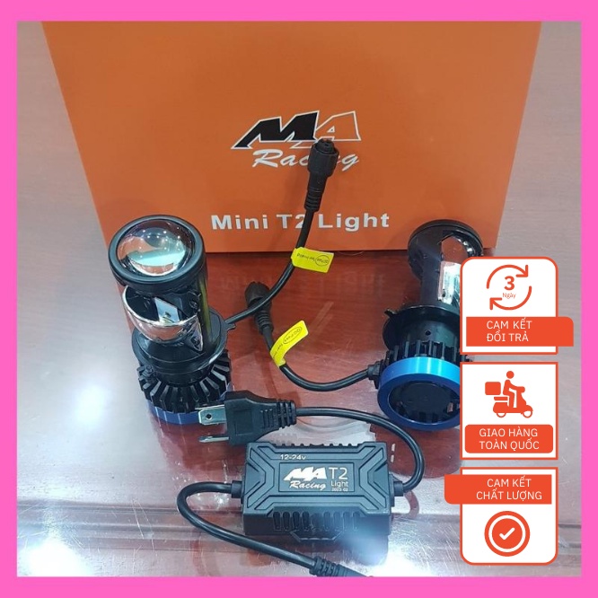 Bóng pha led bi cầu Mini T2 Light chân H4