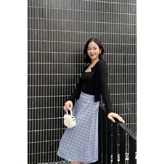 OLV - Chân váy Cobalt Checked Skirt