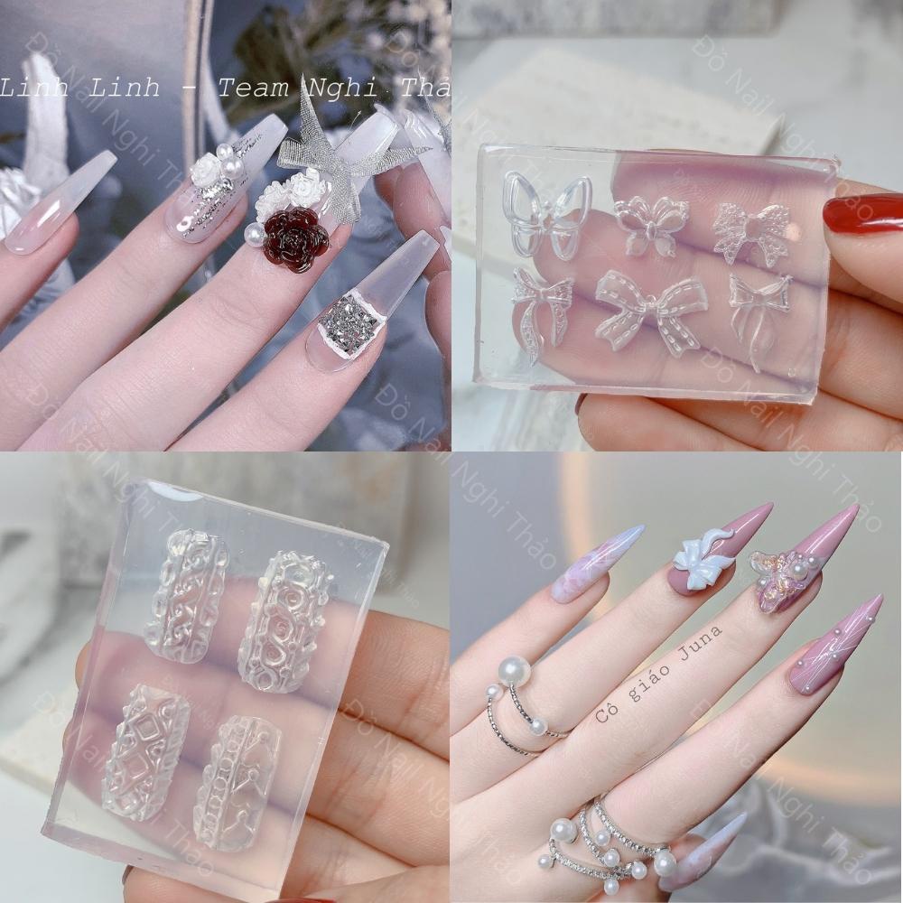 Khuôn silicon nail làm charm NGHI THẢO