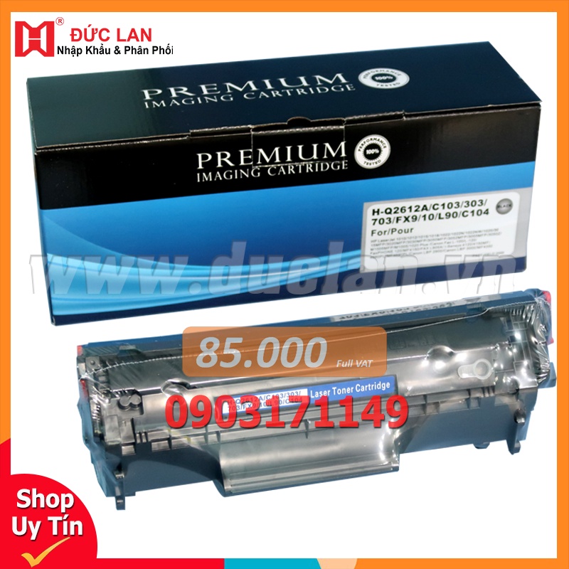 Hộp mực Canon 303 - Hộp mực Canon 2900, Hộp mực Canon LBP 3000, Hộp mực in 12A - Dùng cho máy HP 1010