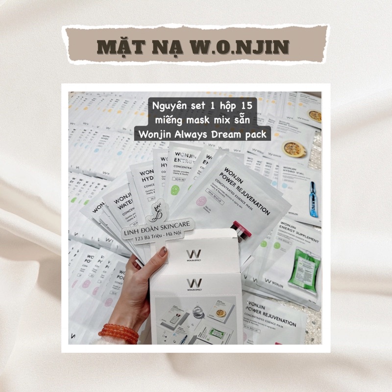 Mặt nạ Wonjin chuyên dùng trong spa Hàn