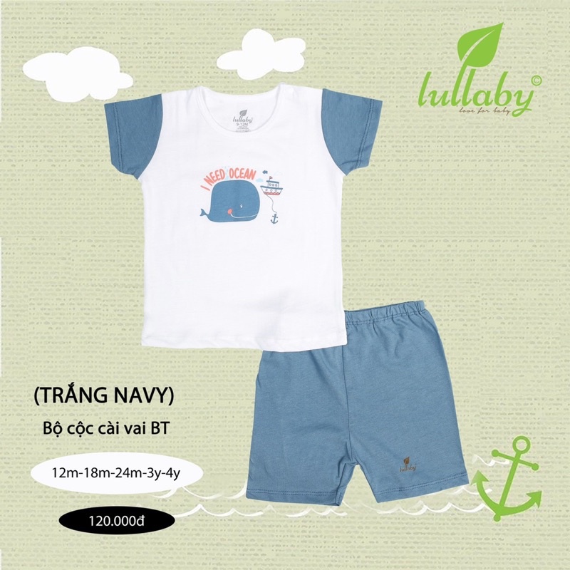 BỘ CỘC TAY CÀI VAI LULLABY CHO BÉ TRAI
