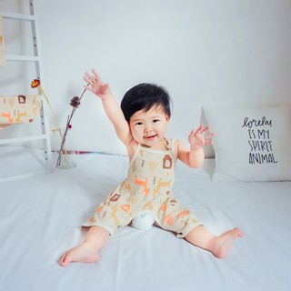 Yếm body mặc bỉm cho bé trai và bé gái cotton mềm mịn hàng quảng châu