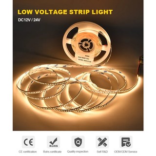 Cuộn 10m led dây màu vàng 12v 2835 120led/m 12w/m