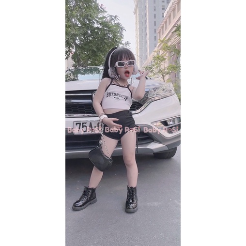 Quần đùi dây rút 2 bên cho bé gái