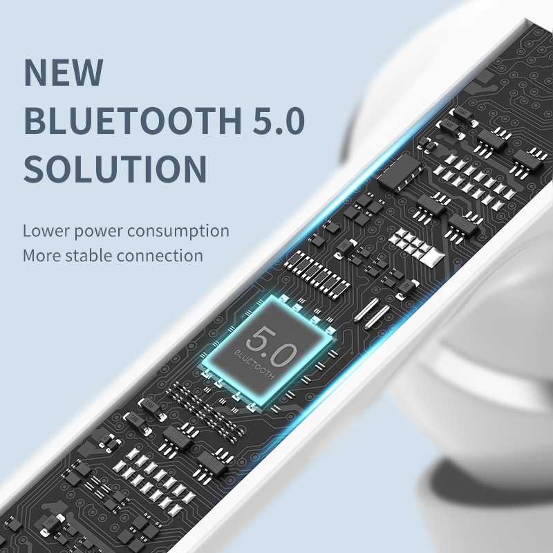 Tai nghe Bluetooth BT5.0 BASIKE KV-TW30 TWS chống ồn Có ba màu Cho IPAndroid OPPO