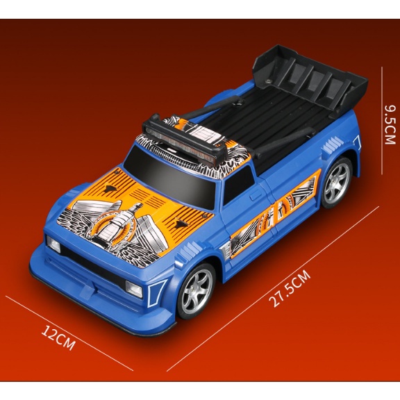 Xe điều khiển Drift RC AE86 Japan 4WD 1/16 35km/h bản V2 2023 2.4GHZ, có đèn Led, mẫu DC191A, xe drift tốc độ cao