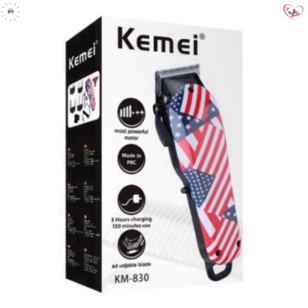 Tông Đơ Cắt Tóc KEMEI KM-830 | Tông Đơ Dùng Cho SALON, Thợ Chuyên Nghiệp . HD