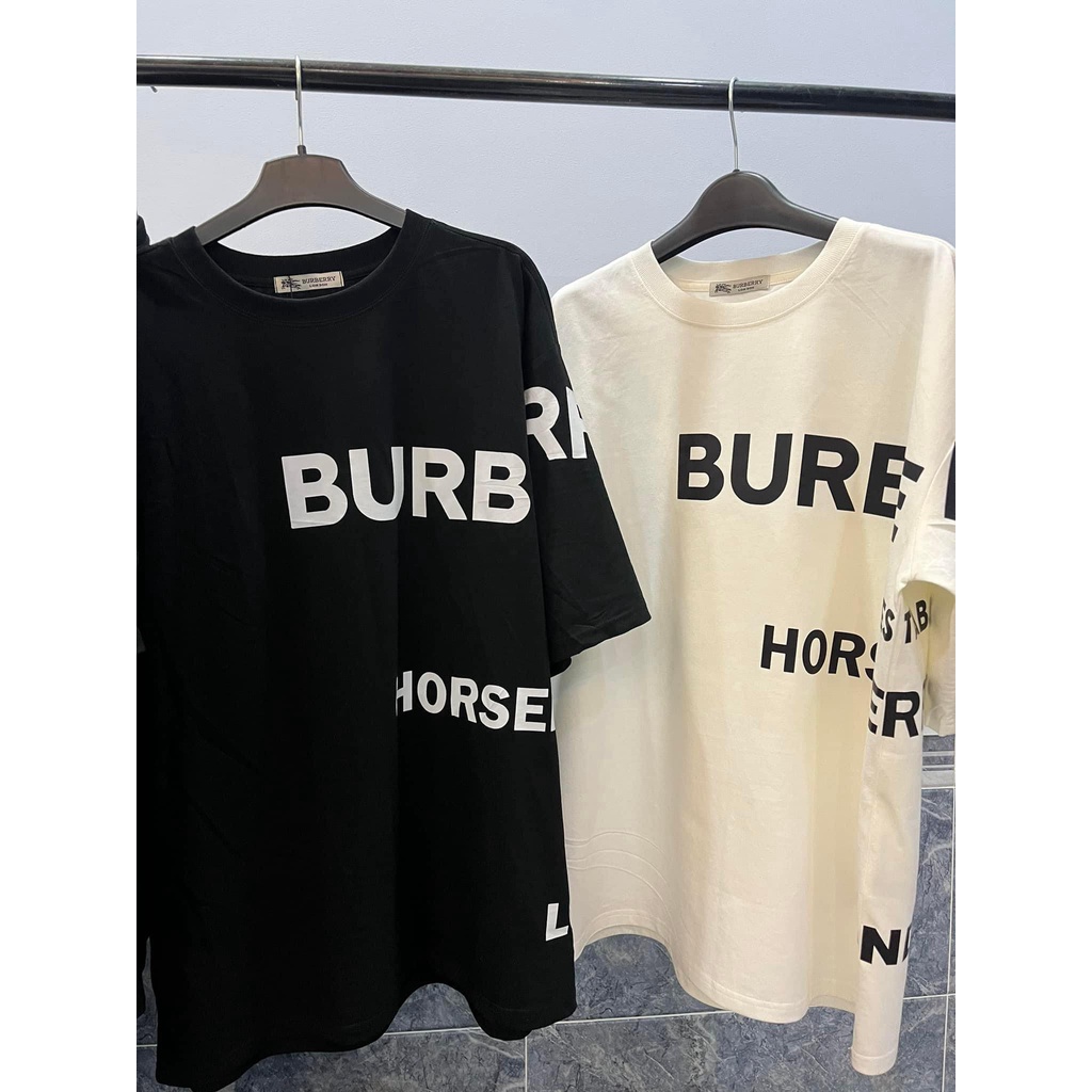 Áo Phông Nam Nữ BURBERRY Chất Liệu Cotton Thoáng Mát