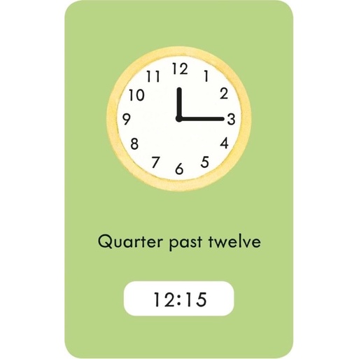 Poppy and Sam ’s Telling Time book & flashcard
