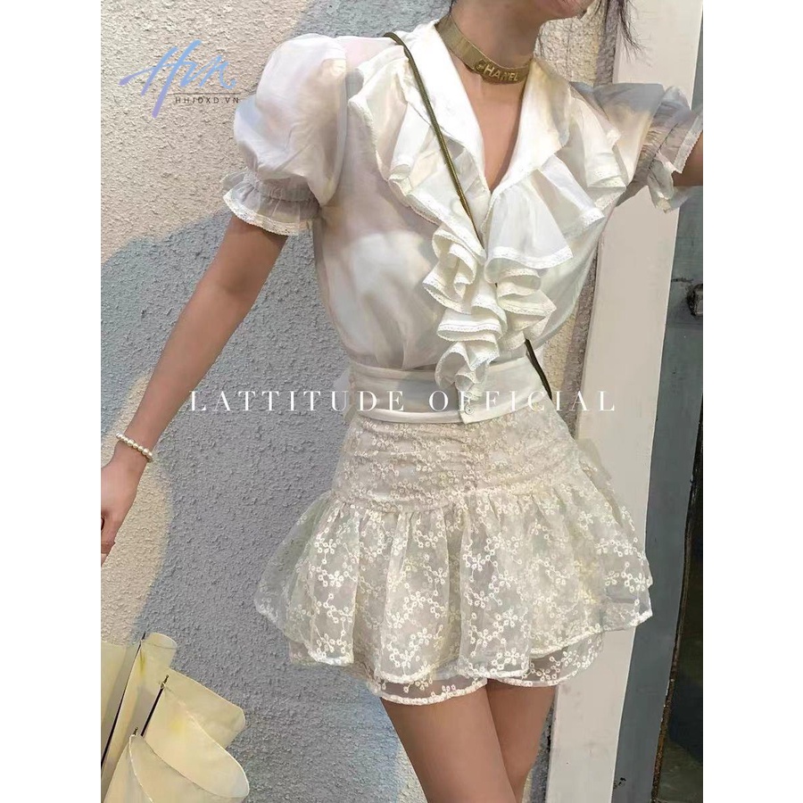 Đầm Nữ Không Tay Màu Trắng Xanh Lá Phong Cách Hàn Quốc Mới