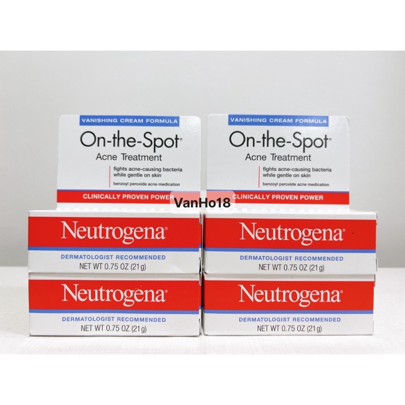 Kem chấm mụn Neutrogena On The Spot Acne Treatment 21g