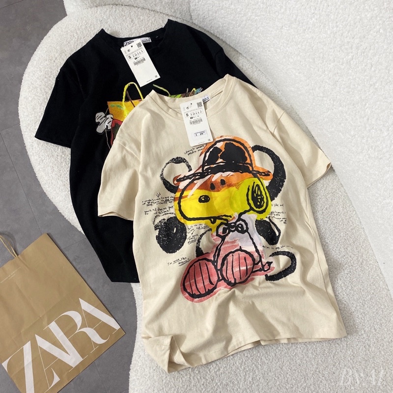 Áo phông ZR nữ hoạt hình vnxk