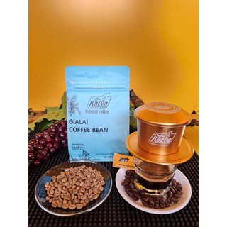 Cà phê robusta rang mộc nguyên chất 100% - 500g - nhẹ nhàng