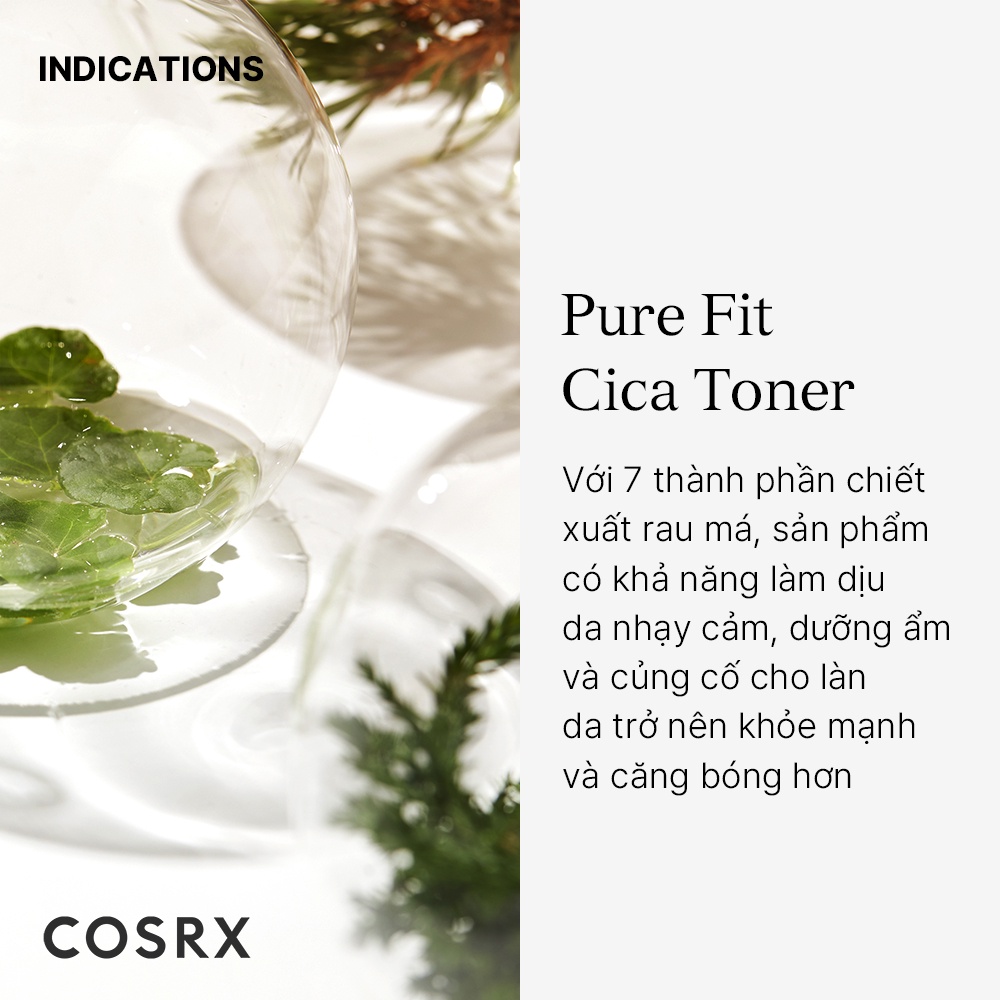 Nước cân bằng COSRX Pure Fit Cica Toner 150mL tốt cho da