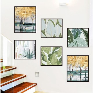 Decal dán tường Tranh nhiệt đới